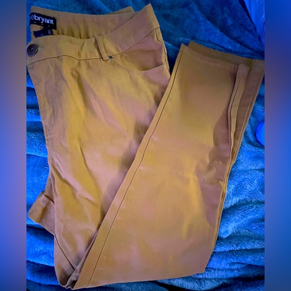 Lane Bryant Mustard Yellow Jeans